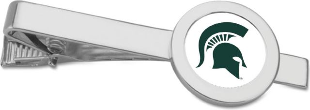 CSI Silver Tie Bar With Colored Medallian - ONLINE ONLY