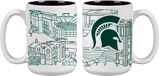 Michigan State University 15 oz. Campus Mug