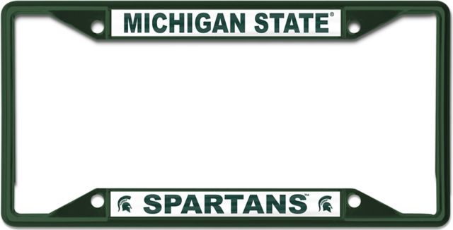 Michigan State University Spartans License Plate Frame