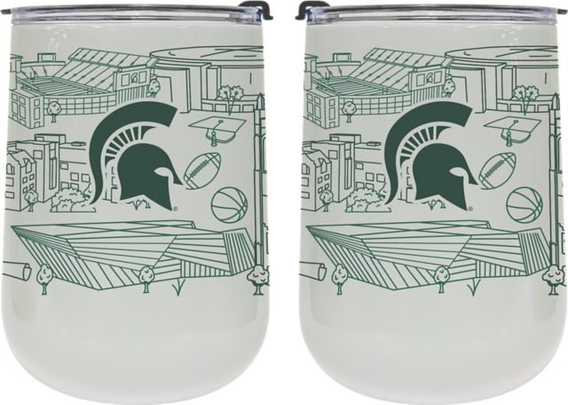 Michigan State University 18 oz. Campus Line Tumbler