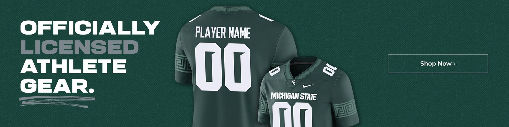Officially licensed athlete gear.