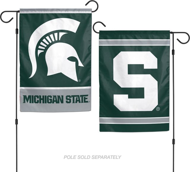 Michigan State University 12''X18'' 2-Sided Garden Flag  - ONLINE ONLY