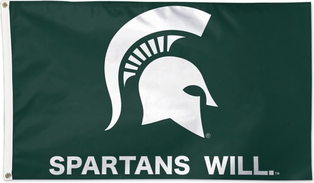Michigan State University 3'X5' Deluxe Flag  - ONLINE ONLY