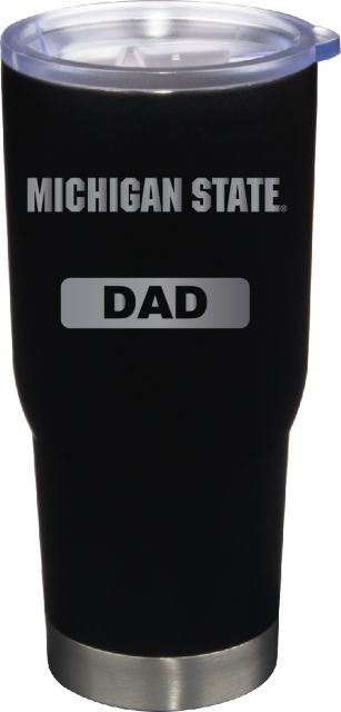 Dad of the Year Matte Black Steel Thermos Cup