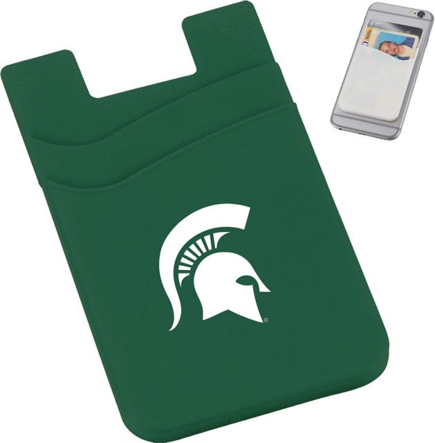 Michigan State University Spartans Silicone Card Wallet