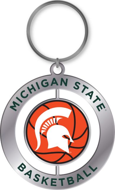 Michigan State University Spartans Basketball Key Tag
