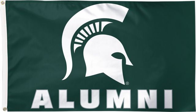Michigan State University 3'x5' Deluxe Alumni Flag