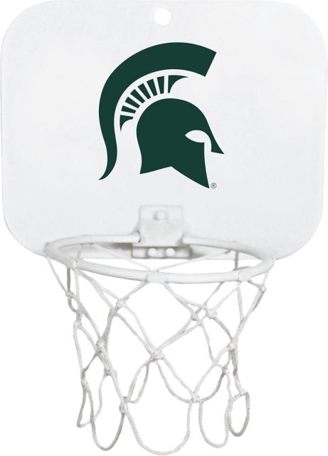 Michigan State University 4" Ball & Basketball Hoop Set