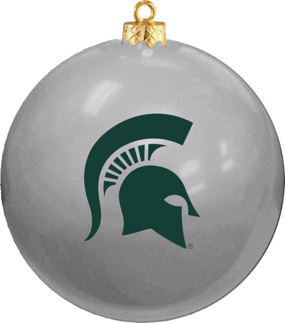 Michigan State University Spartans Round Shatterproof Ornament