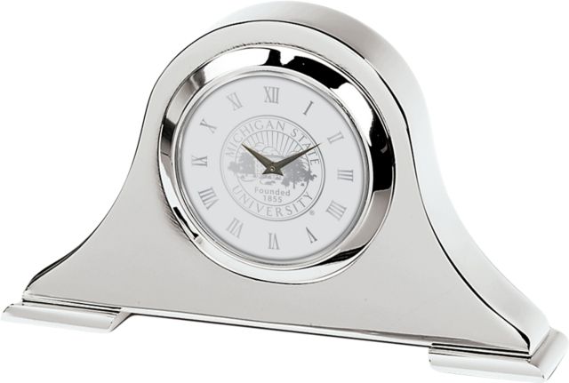 Michigan State University Napoleon Desk Clock