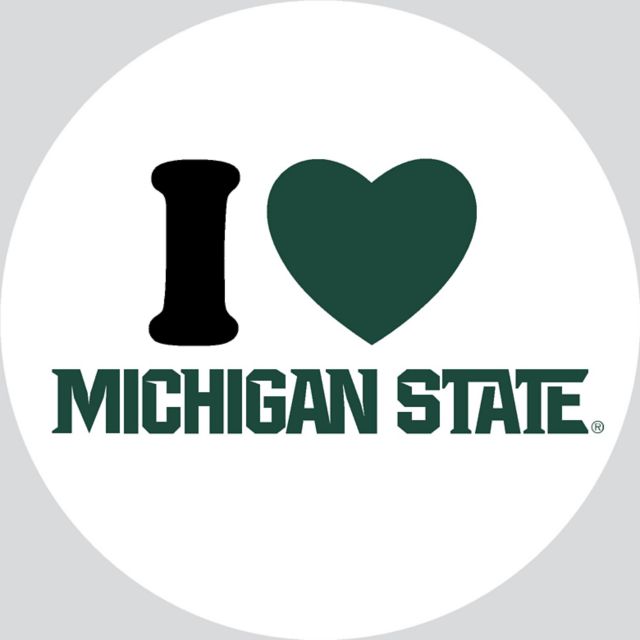 Michigan State University 3" Button Magnet