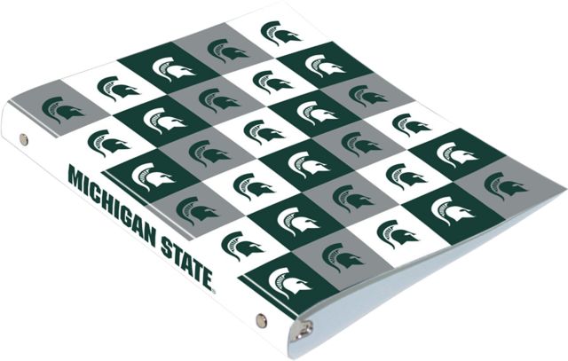 Michigan State University 1 inch Binder