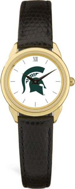 CSI Women's Black Leather Watch(Gift Boxed) With Colored Medallion - ONLINE ONLY