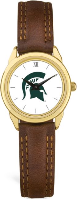 CSI Withomens Browithn Leather Withatch With Colored Medallion - ONLINE ONLY