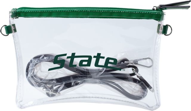Michigan State University Clear Crossbody Bag