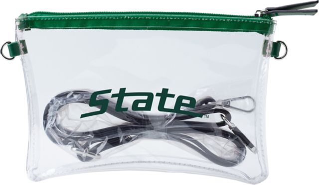 Michigan State University Clear Crossbody Bag