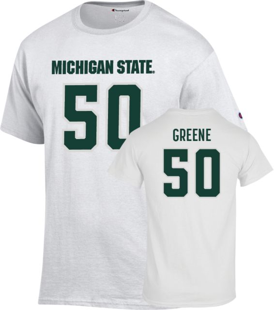 Michigan State Football T-Shirt - 50 - Greene  - ONLINE ONLY