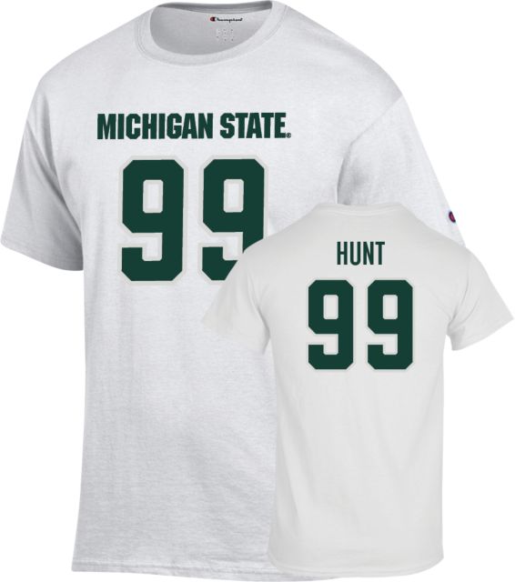 Michigan State Football T-Shirt - 99 - Hunt  - ONLINE ONLY