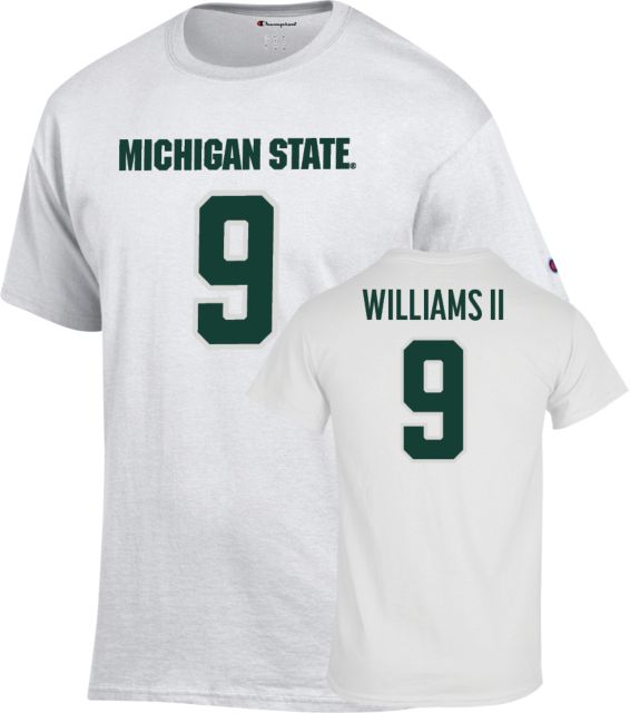 Michigan State Football T-Shirt - 9 - Williams II  - ONLINE ONLY