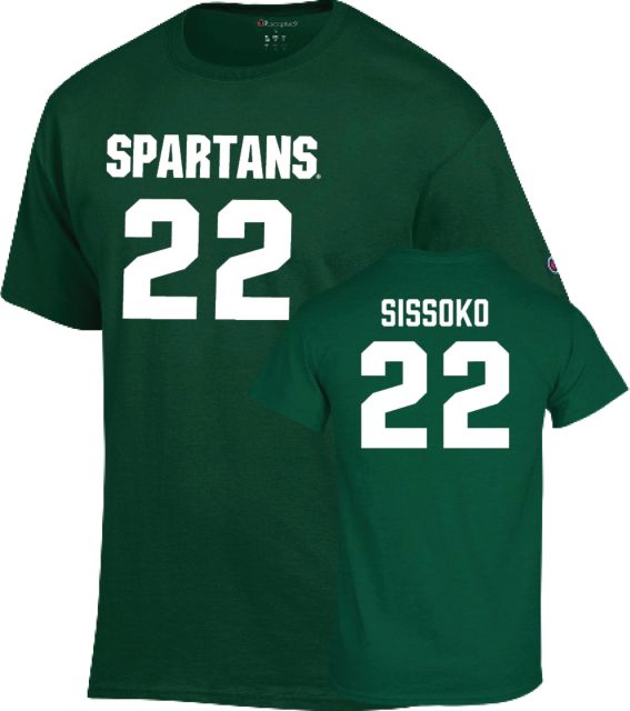 Michigan State Men s Basketball T Shirt Mady Sissoko 22 ONLINE ONLY Michigan State University