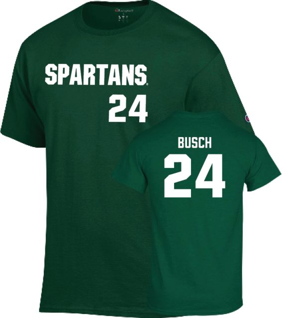 Michigan State Baseball T-Shirt Sam Busch - 24 - ONLINE ONLY