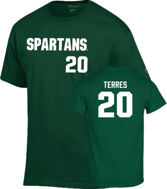 Michigan State University Baseball T-Shirt | Champion Products | Dark Green | 2XLarge