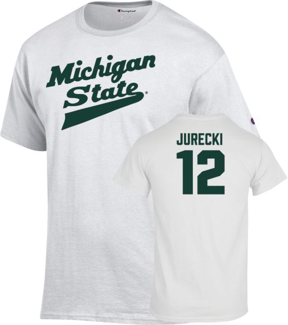 Michigan State Hockey T-Shirt Griffin Jurecki - 12 - ONLINE ONLY