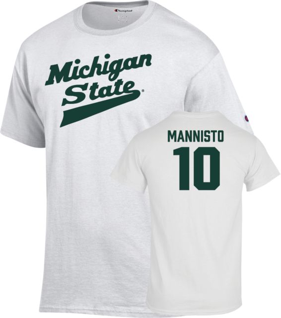 Michigan State Hockey T-Shirt Tommi Mannisto - 10 - ONLINE ONLY