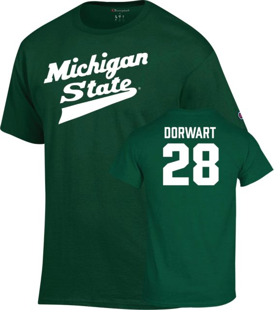 Michigan State Hockey T-Shirt Karsen Dorwart - 28 - ONLINE ONLY