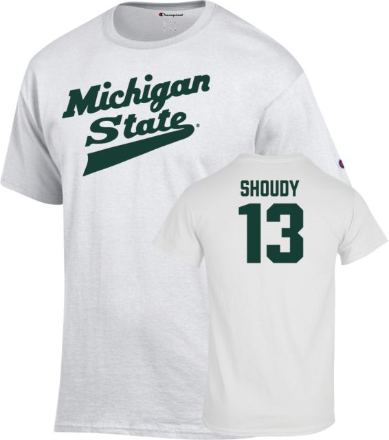 Michigan State Hockey T-Shirt Tiernan Shoudy - 13 - ONLINE ONLY