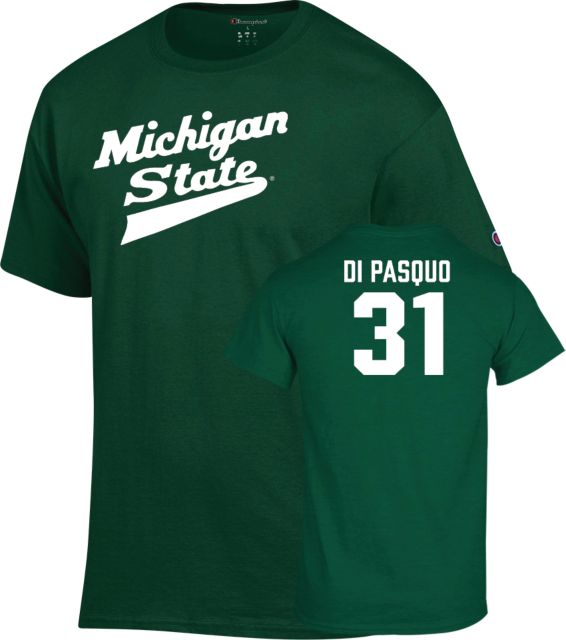 Michigan State Hockey T-Shirt Luca Di Pasquo - 31 - ONLINE ONLY