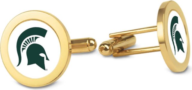 CSI Gold Cufflinks (Gift Boxed) With Colored Medallion - ONLINE ONLY