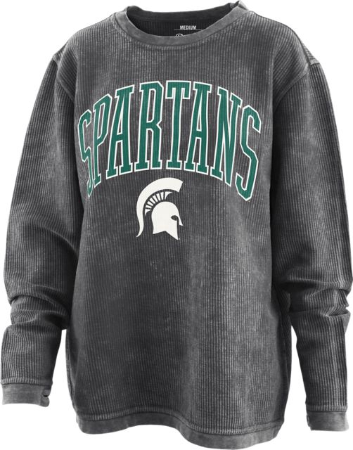 Michigan State University Women's Corded Crewneck Sweatshirt