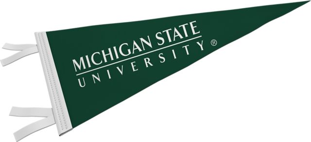 Michigan State University 12'' x 30'' Pennant