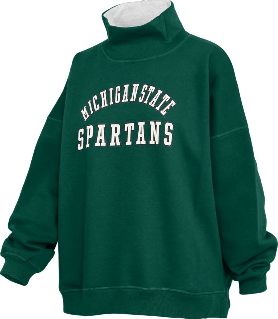 Michigan State University Spartans Women's Echo Mockneck Sweatshirt