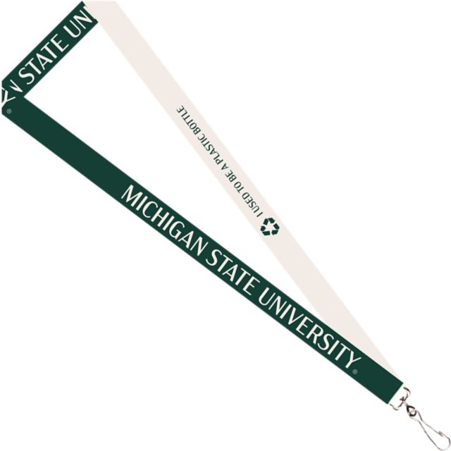 Michigan State University Recycled Lanyard