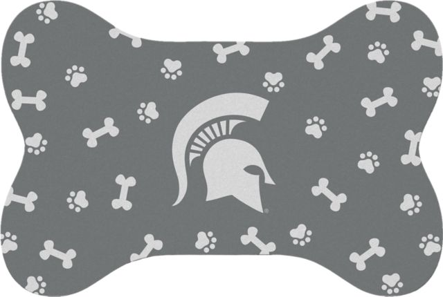 Michigan State University Bone Shaped Pet Mat