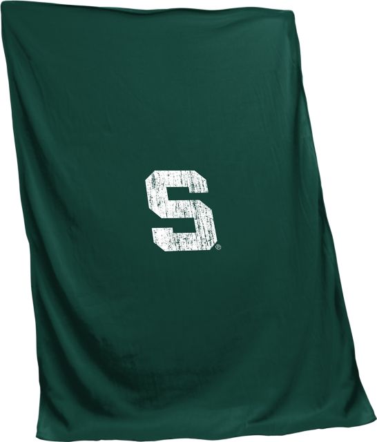Michigan State University 84x54 Spartans Blanket