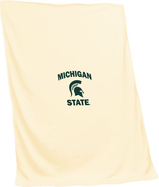 Michigan State University 84x54 Spartans Sweatshirt Blanket