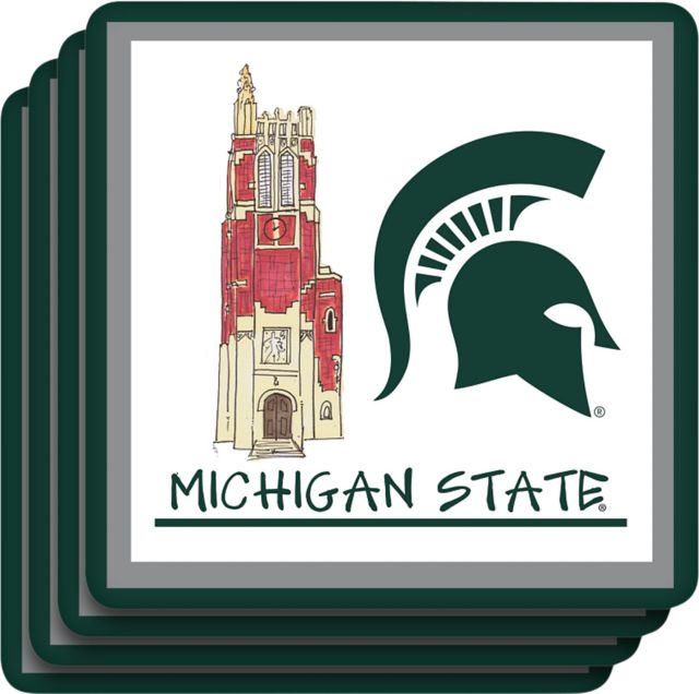 Michigan State University Coaster Set