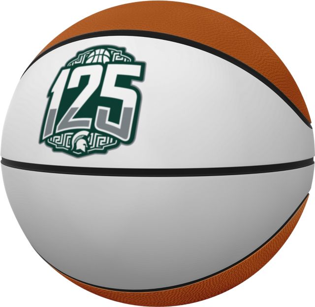 Michigan State Basketball 125th Anniversary Full Size Autographable Basketball
