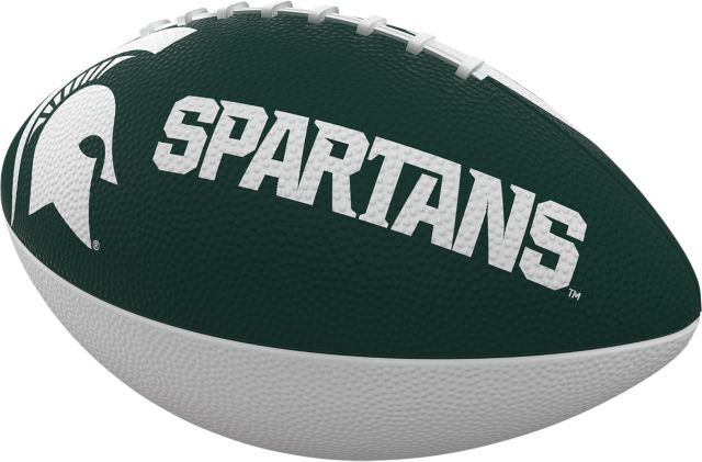 Michigan State University Junior Size Rubber Football