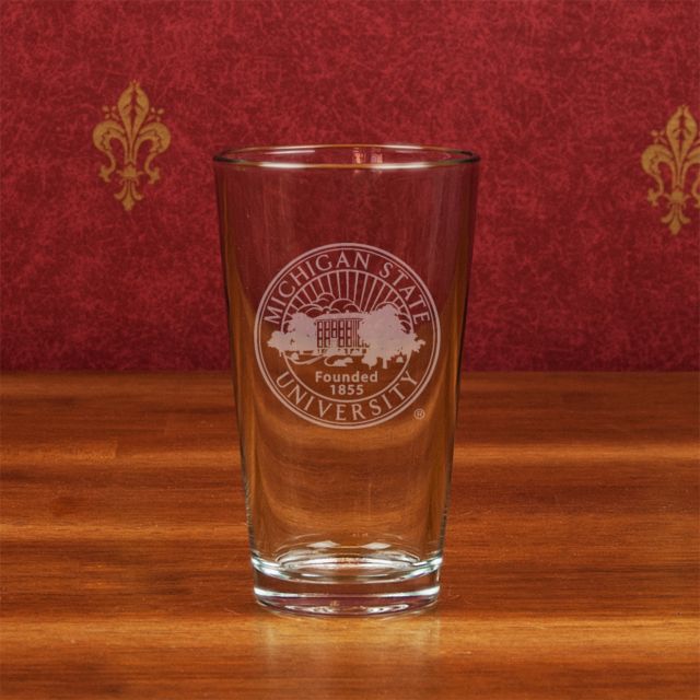 Michigan State University 16 oz. Mixing Glass