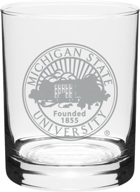 Michigan State University 14 oz. Wine Glass