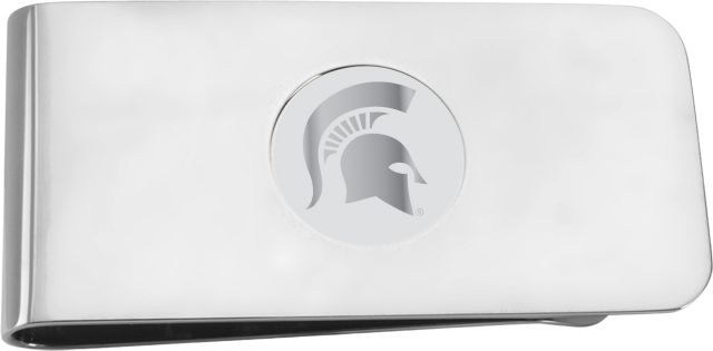 Michigan State University Etched Money clip