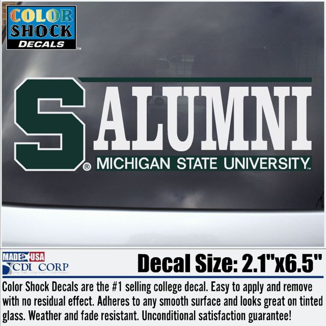 Michigan State University Alumni Decal