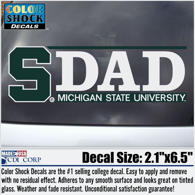 Michigan State University Dad Decal