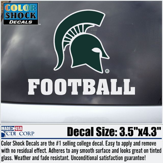 Michigan State University Football Decal