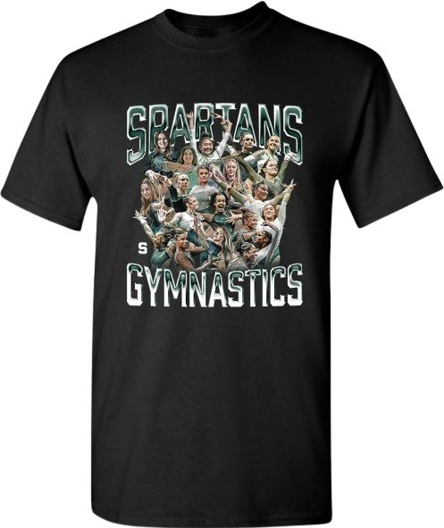 Michigan State Women's Gymnastics Team Short Sleeve T-Shirt