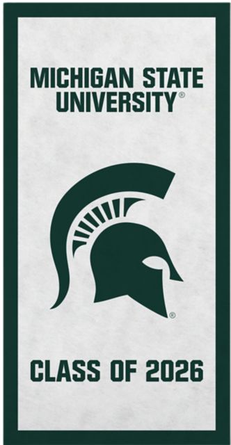Michigan State University Spartans 18" x 36" Banner